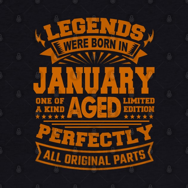 Legends Were Born in January by BambooBox